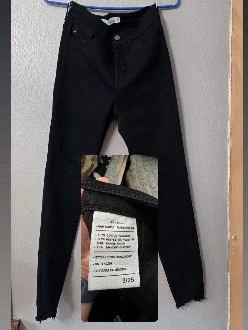 KanCan Black Skinny Jeans